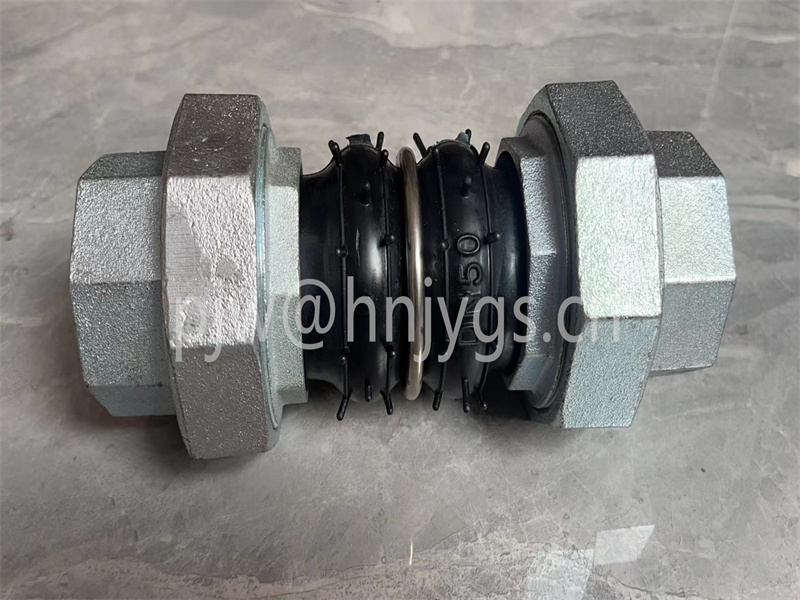 Double ball flange rubber expansion joint