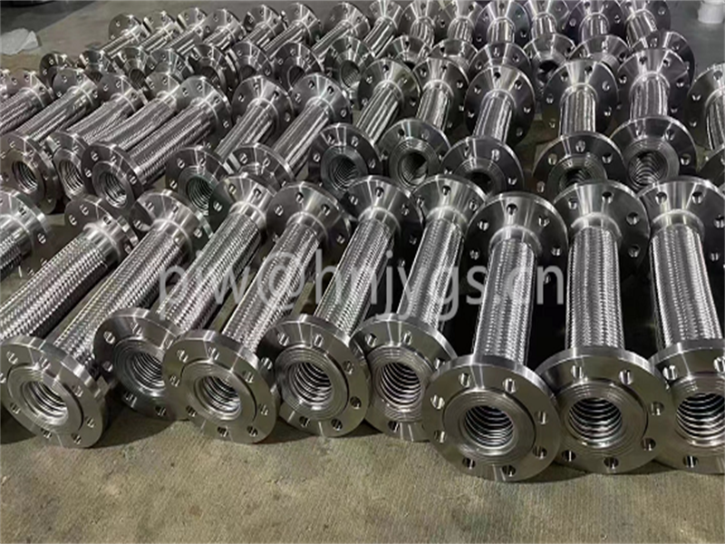 Stainless steel flange metal hose