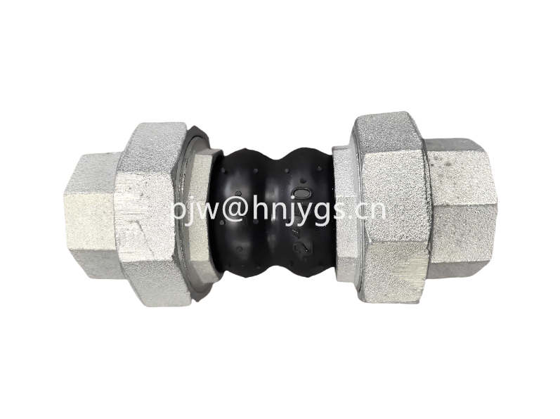 Rubber coupling compensator