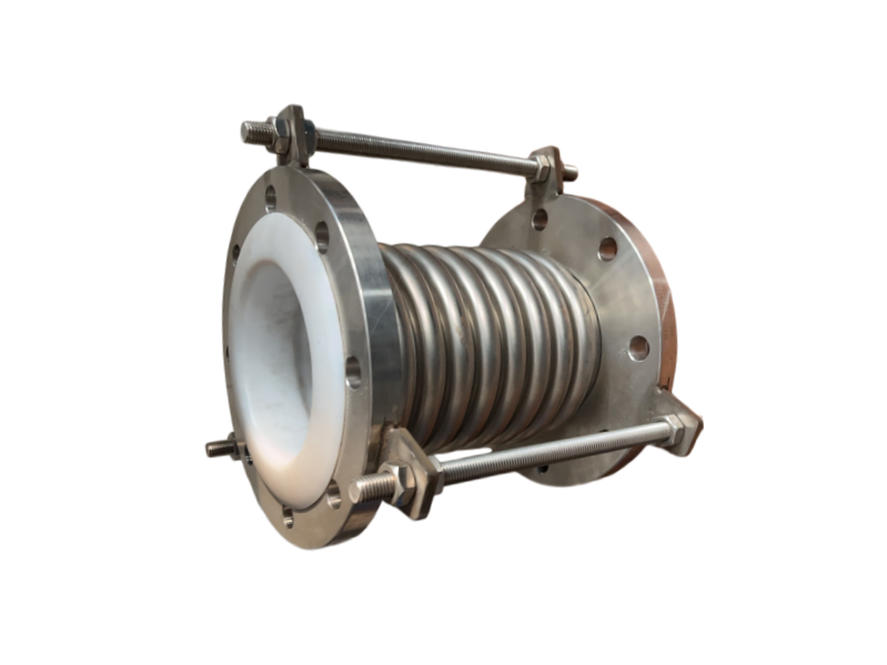 PTFE-lined metal expansion joint