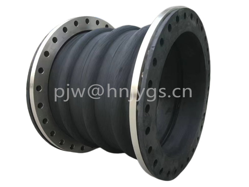 Компенсатор с резиновым фланцем NR, DN700, DN800, длина конструкции L1000mm